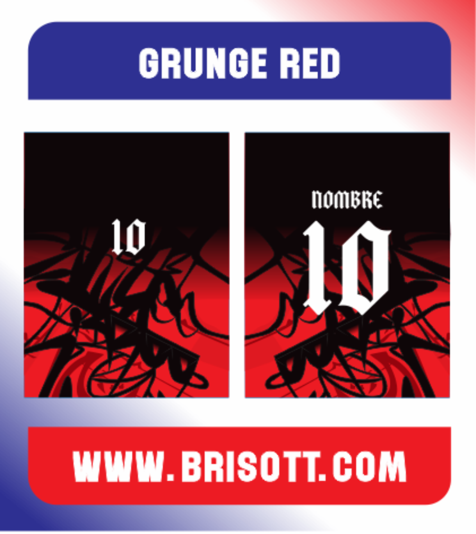 GRUNGE ROJO